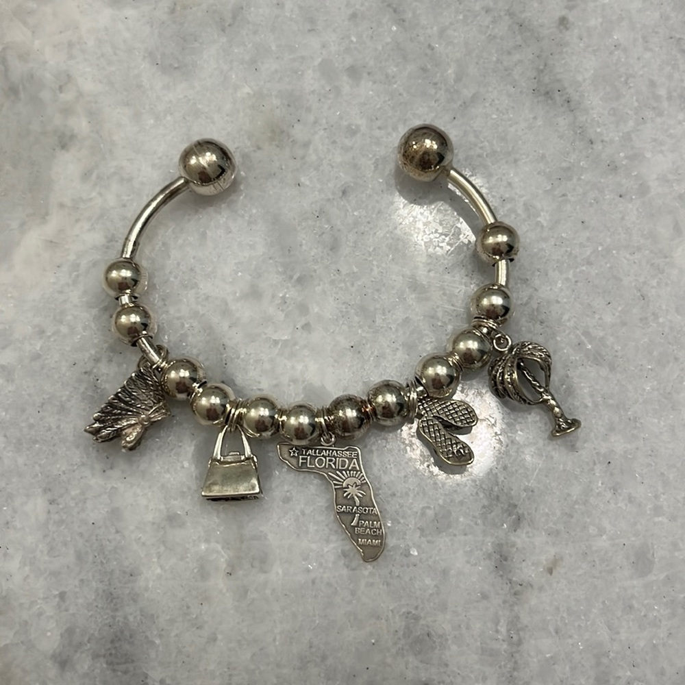 Charm bracelet silver